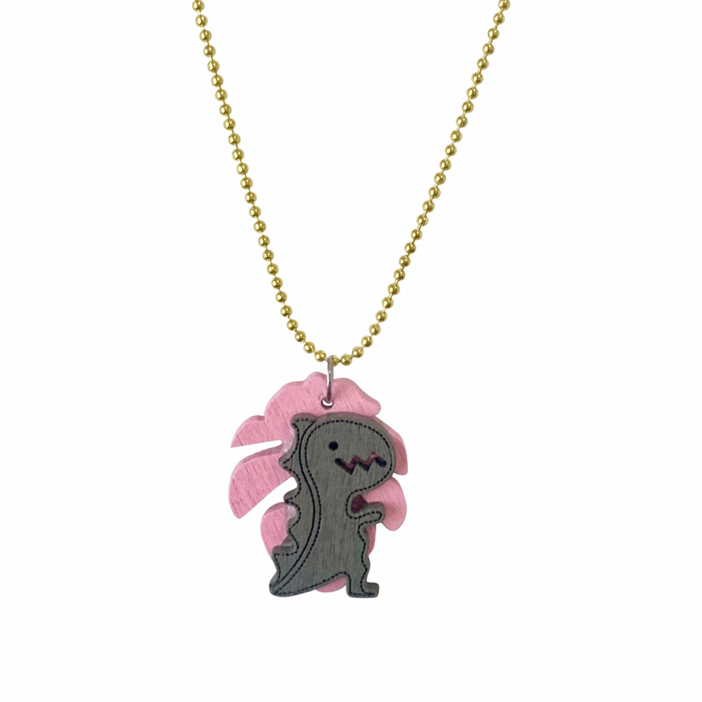 Eco Palm Dino Necklace, Shop Sweet Lulu