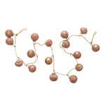 Embossed Mercury Glass Ball Ornament Garland - Pink & Gold, Shop Sweet Lulu