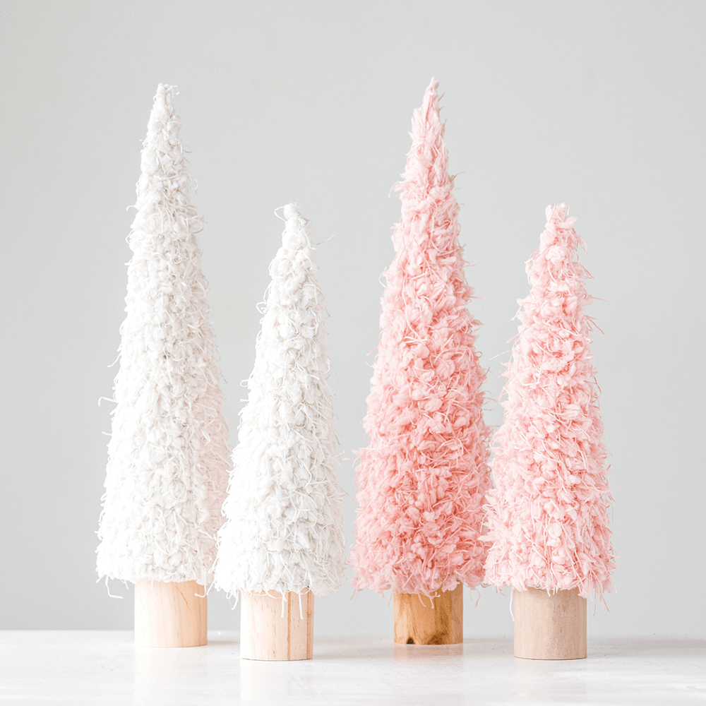 Fabric Cone Tree, Cream - 2 Size Options, Shop Sweet Lulu