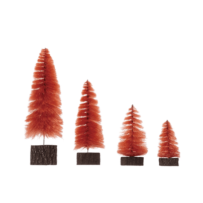 Fabric Tree, Coral - Set of 4, Shop Sweet Lulu