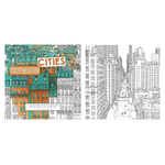 Fantastic Cities Coloring Poster Set, Shop Sweet Lulu