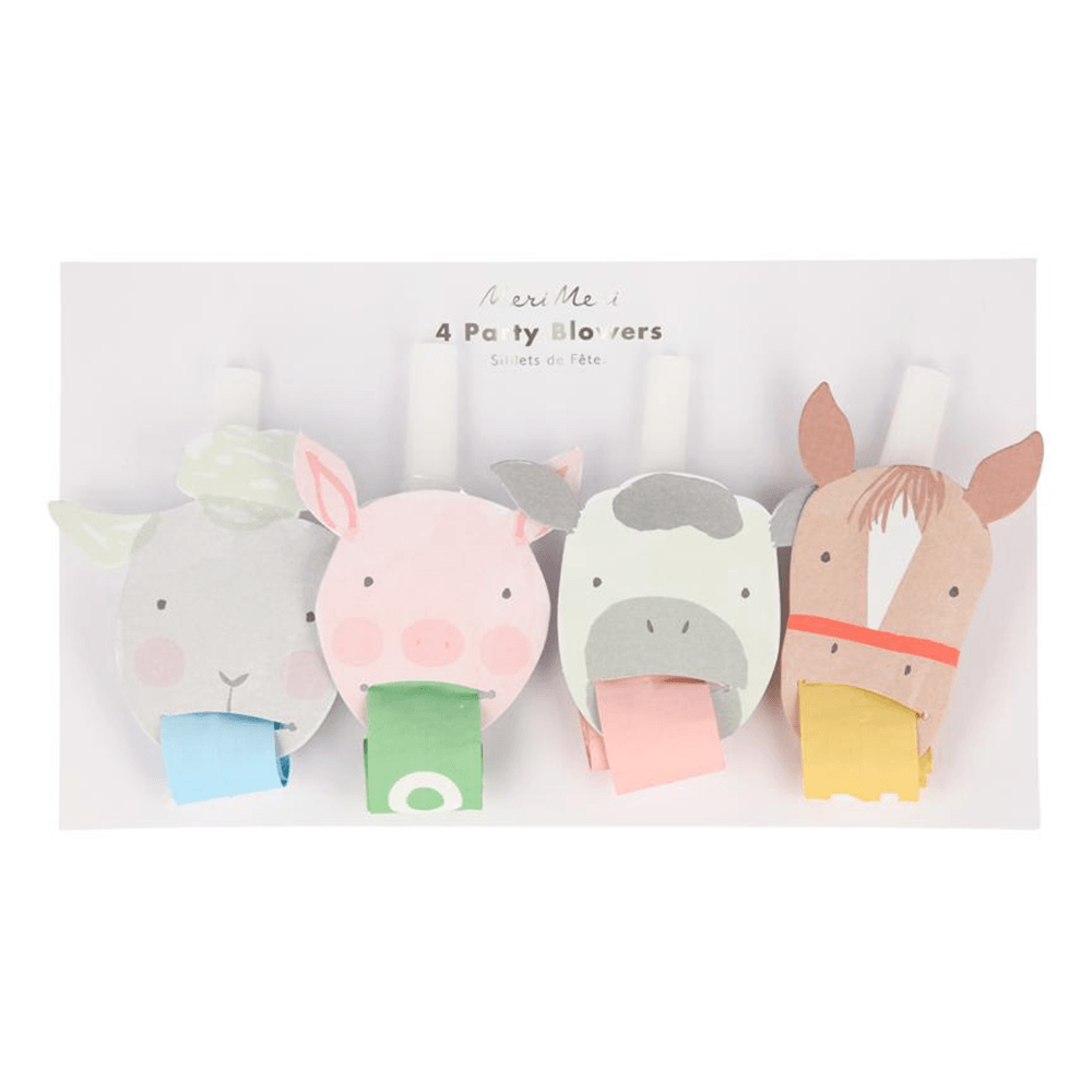Farm Animal Party Blowers, Shop Sweet Lulu