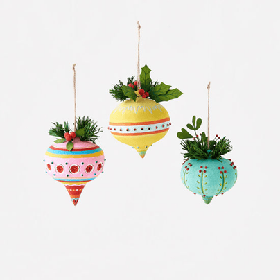 Finial Ball Ornament - 3 Color Options, Shop Sweet Lulu