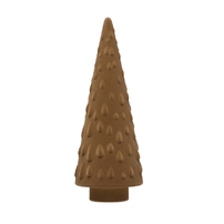 Flocked Plastic Tree, 12.25" - Caramel, Shop Sweet Lulu