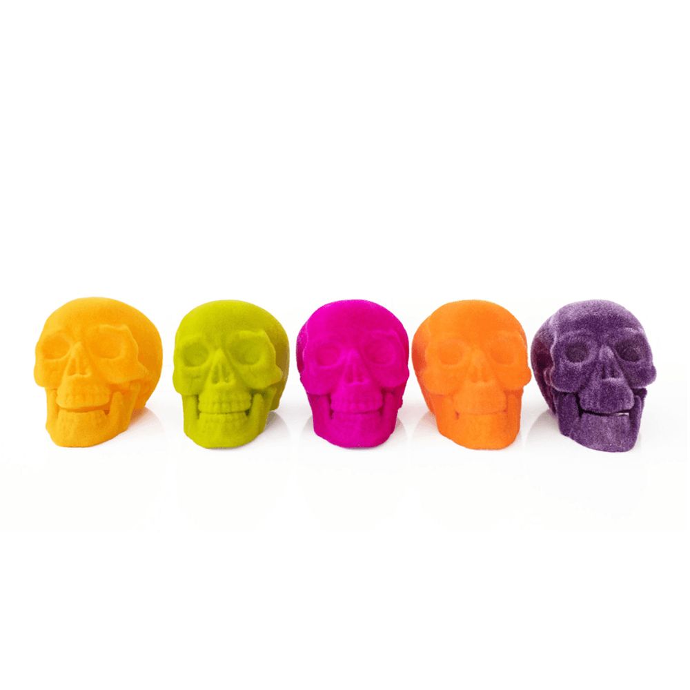 Flocked Skull - 6 Color Options, Shop Sweet Lulu