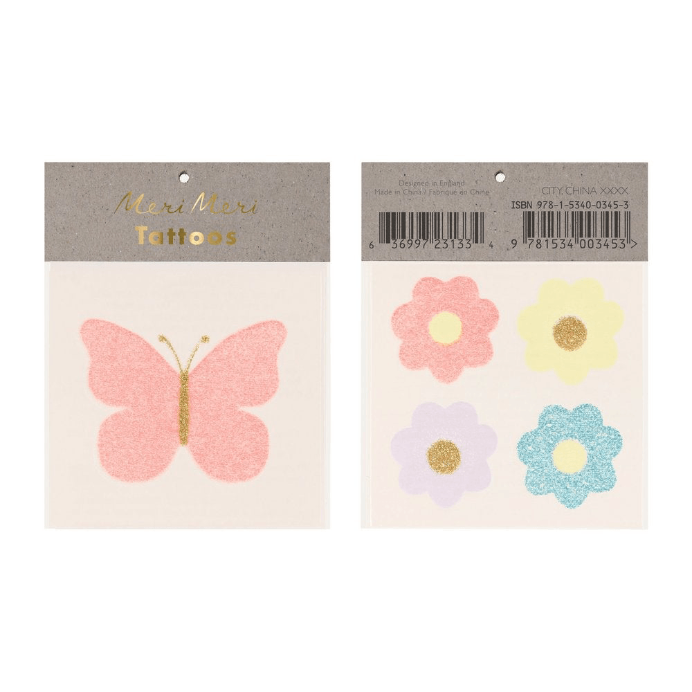 Floral Butterfly Small Tattoos, Shop Sweet Lulu
