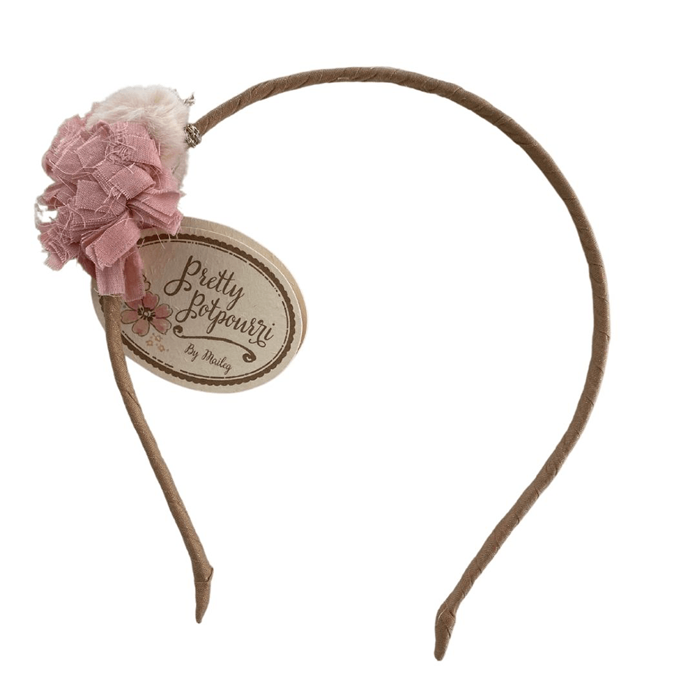 Flower Headband - Powder Pink, Shop Sweet Lulu
