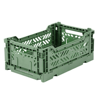 Folding Crate, Almond Green - 2 Size Options, Shop Sweet Lulu