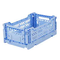 Folding Crate, Baby Blue - 2 Size Options, Shop Sweet Lulu
