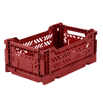 Folding Crate, Tile Red - 2 Size Options, Shop Sweet Lulu