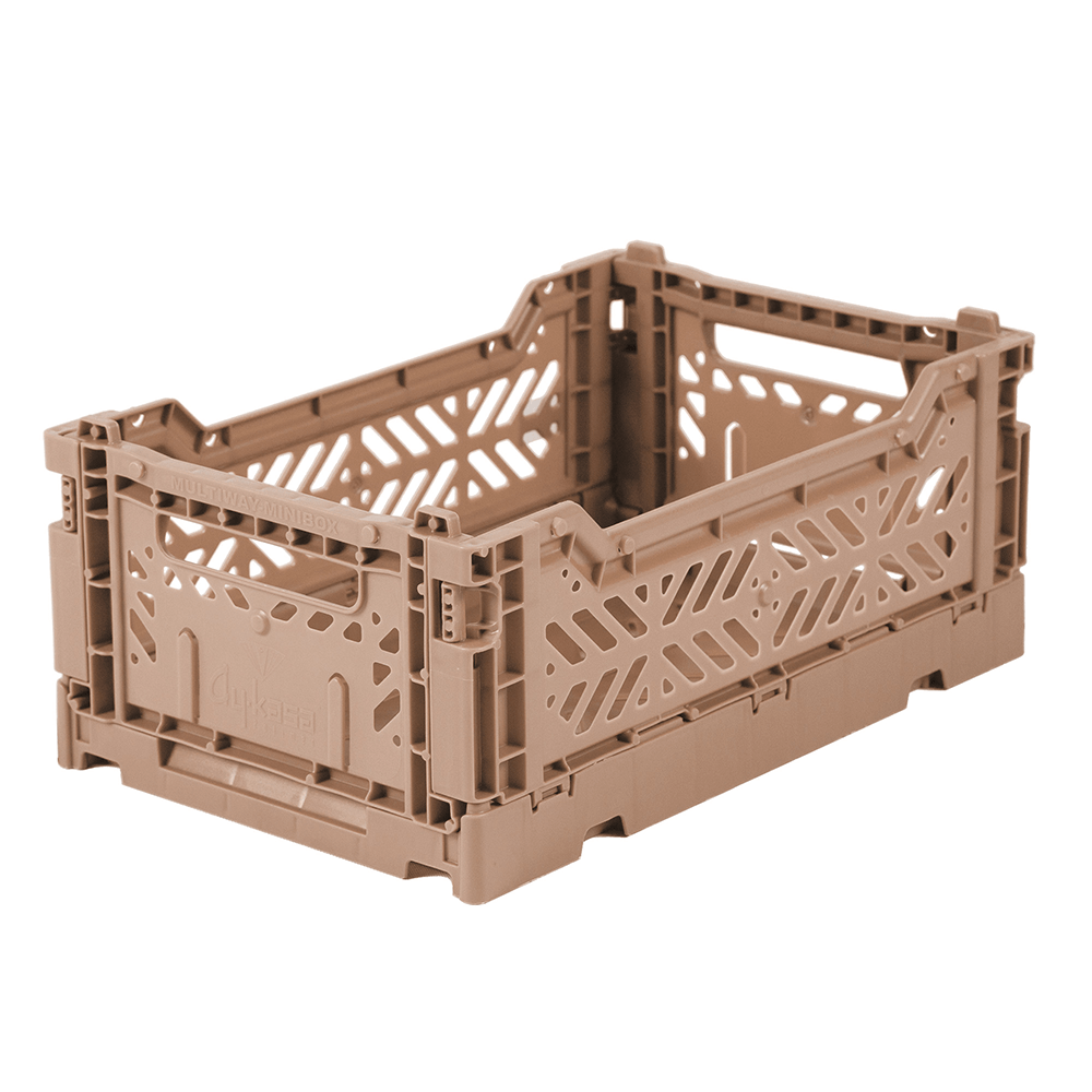 Folding Crate, Warm Taupe - 2 Size Options, Shop Sweet Lulu