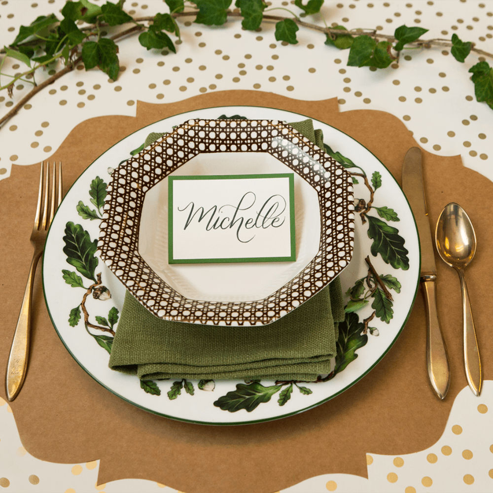 Frame Place Cards - Dark Green, Shop Sweet Lulu