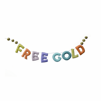 Free Gold Wool Felt Garland, Shop Sweet Lulu