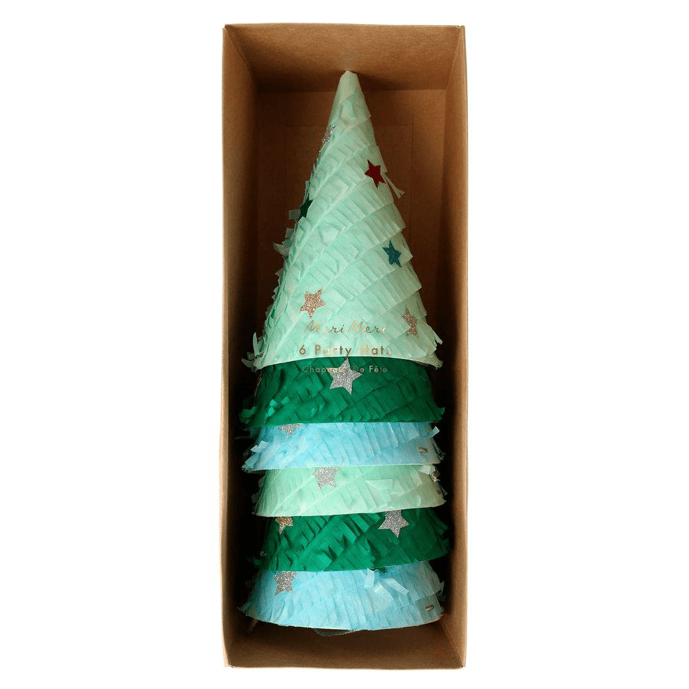 Fringed Christmas Tree Party Hats, Shop Sweet Lulu