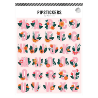Full Bloom Big Alphabet Stickers, Shop Sweet Lulu