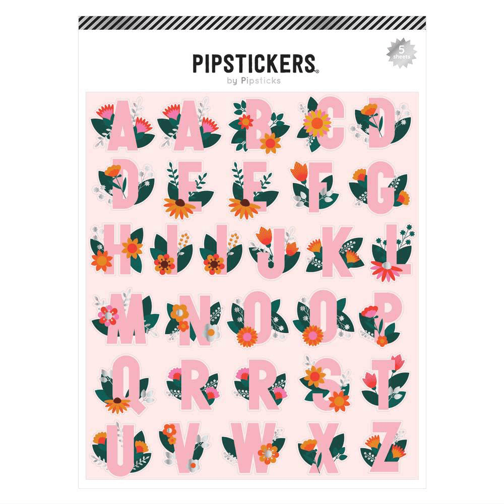 Full Bloom Big Alphabet Stickers, Shop Sweet Lulu