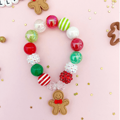 Gingerbread Charm Bracelet - 3 Size Options, Shop Sweet Lulu