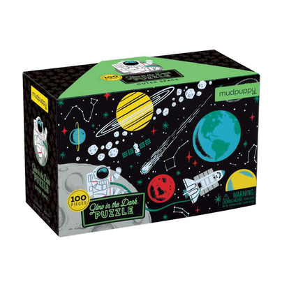 Glow-in-the-Dark Puzzle - Outer Space, Shop Sweet Lulu