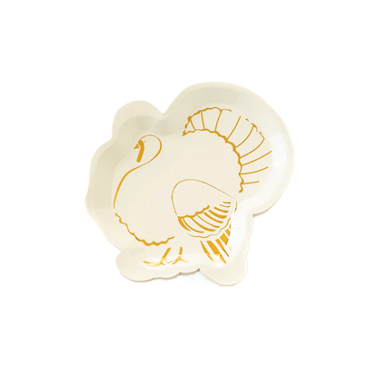 Gold Turkey Die-cut Plates, Shop Sweet Lulu