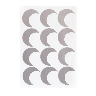 Grey Crescent Moon Sticker Set, Shop Sweet Lulu