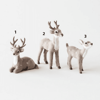 Grey Deer Ornament - 3 Style Options, Shop Sweet Lulu