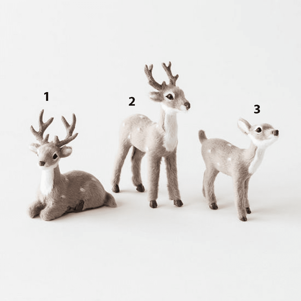 Grey Deer Ornament - 3 Style Options, Shop Sweet Lulu