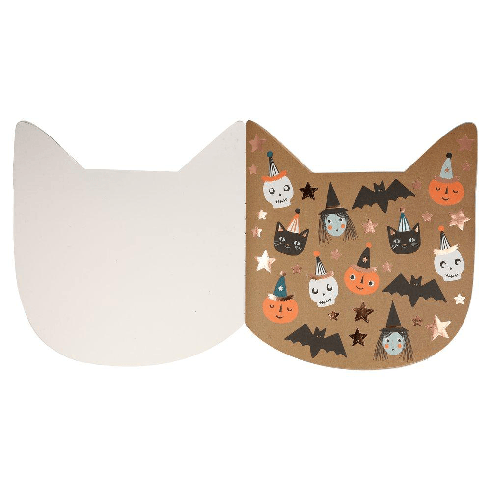 Halloween Cat Sticker Sketch Book, Shop Sweet Lulu
