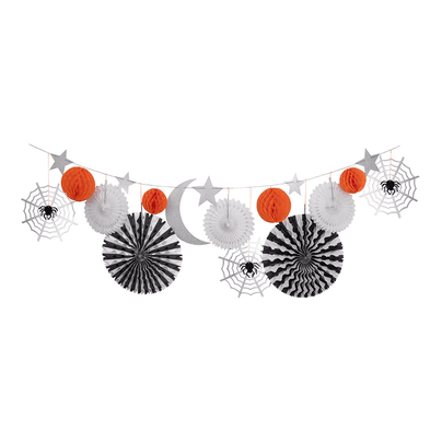 Meri Meri Halloween Honeycomb Shapes Garland