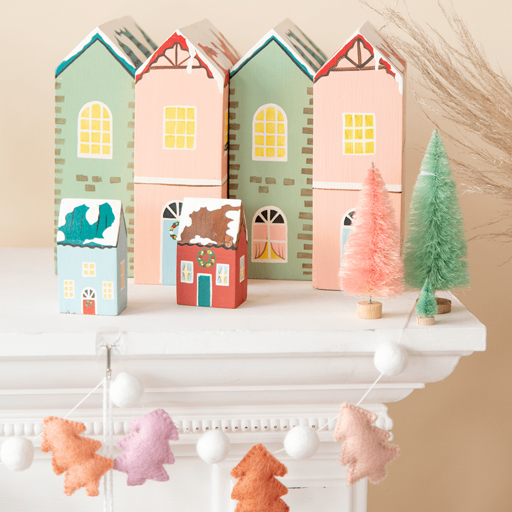 Mini Holiday House - 4 Color Options, Shop Sweet Lulu