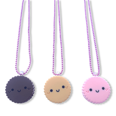 Happy Cookie Necklace - 3 Color Options, Shop Sweet Lulu