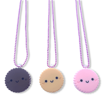 Happy Cookie Necklace - 3 Color Options
