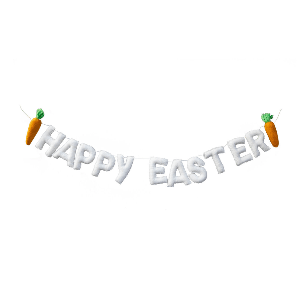 Happy Easter Wool Felt Garland, Shop Sweet Lulu