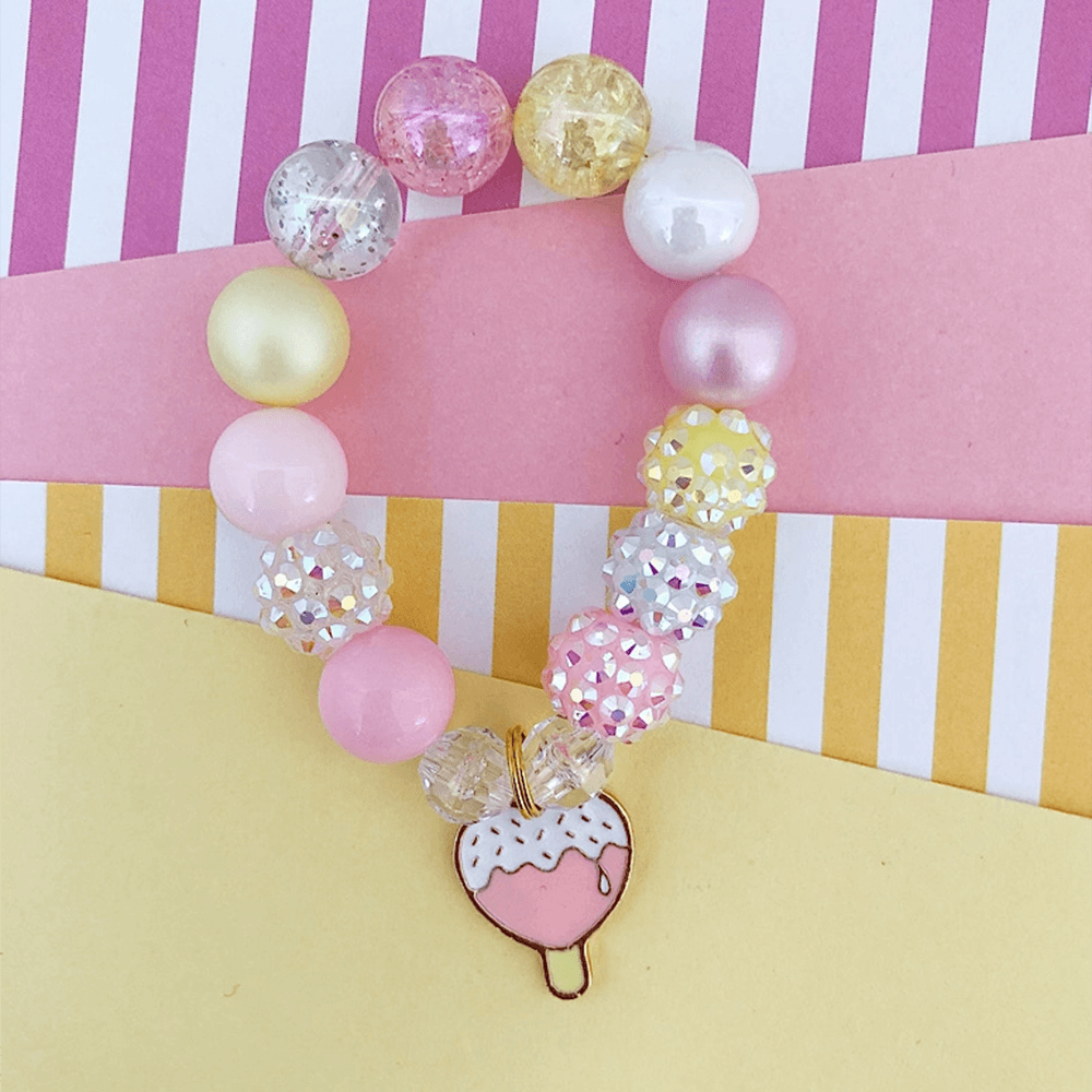 Heart Lollipop Charm Bracelet - 3 Size Options, Shop Sweet Lulu