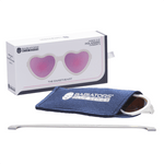 Heart Shaped Polarized Sunglasses, White - 3 Size Options, Shop Sweet Lulu