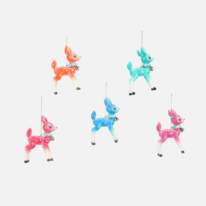 Holiday Deer Ornament - 5 Color Options, Shop Sweet Lulu