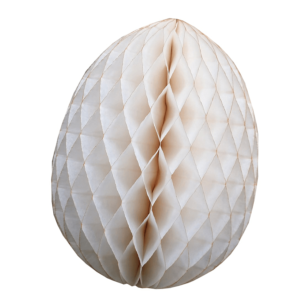 Honeycomb Easter Egg, Ivory - 9", Shop Sweet Lulu