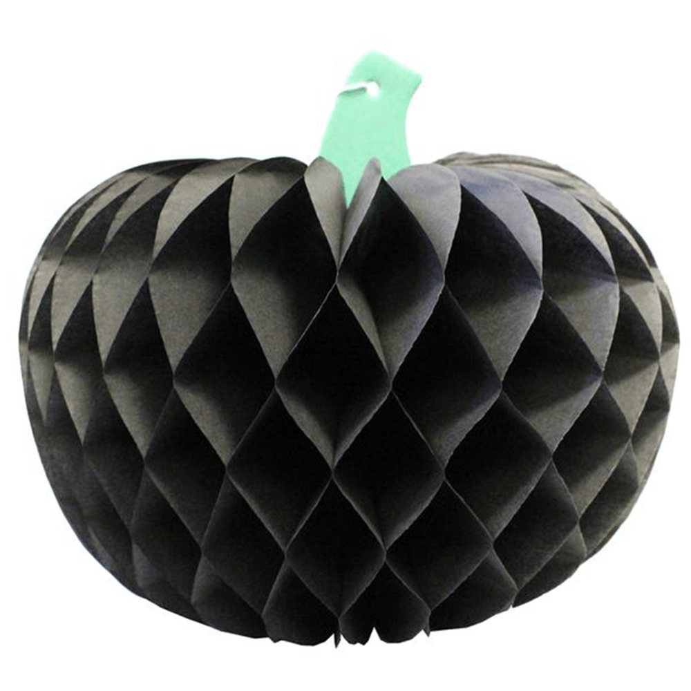 Honeycomb Tissue Paper Pumpkin, 10" -  Black, Shop Sweet Lulu