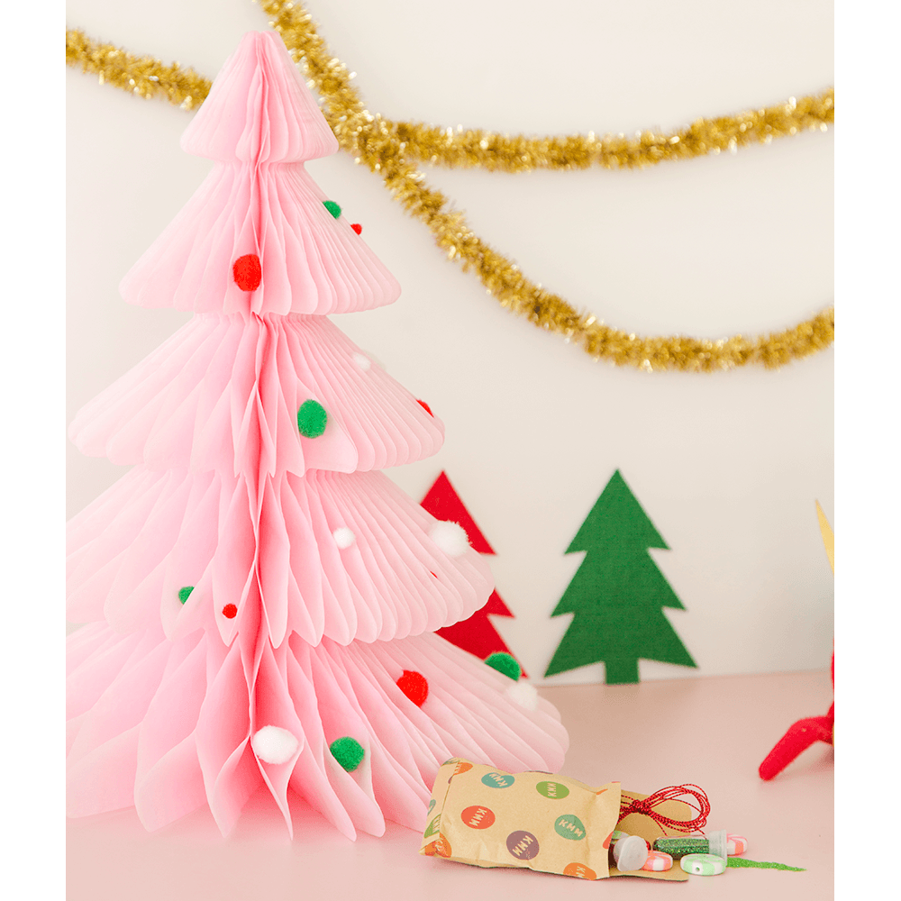 Honeycomb Tissue Paper Tree, Red - 2 Size Options, Shop Sweet Lulu