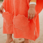Hooded Terry Beach Towel, Ocean Treasure - Neon Rose, Shop Sweet Lulu