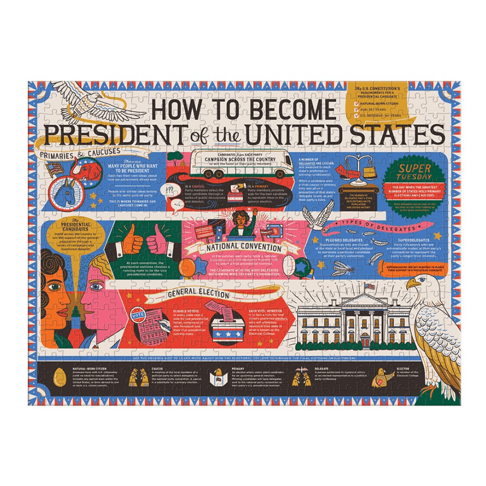 How to Become President of the United States 2-in-1 Puzzle, Shop Sweet Lulu
