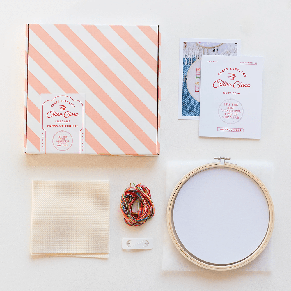 It's the Most Wonderful Time of the Year DIY Embroidery Kit, Shop Sweet Lulu