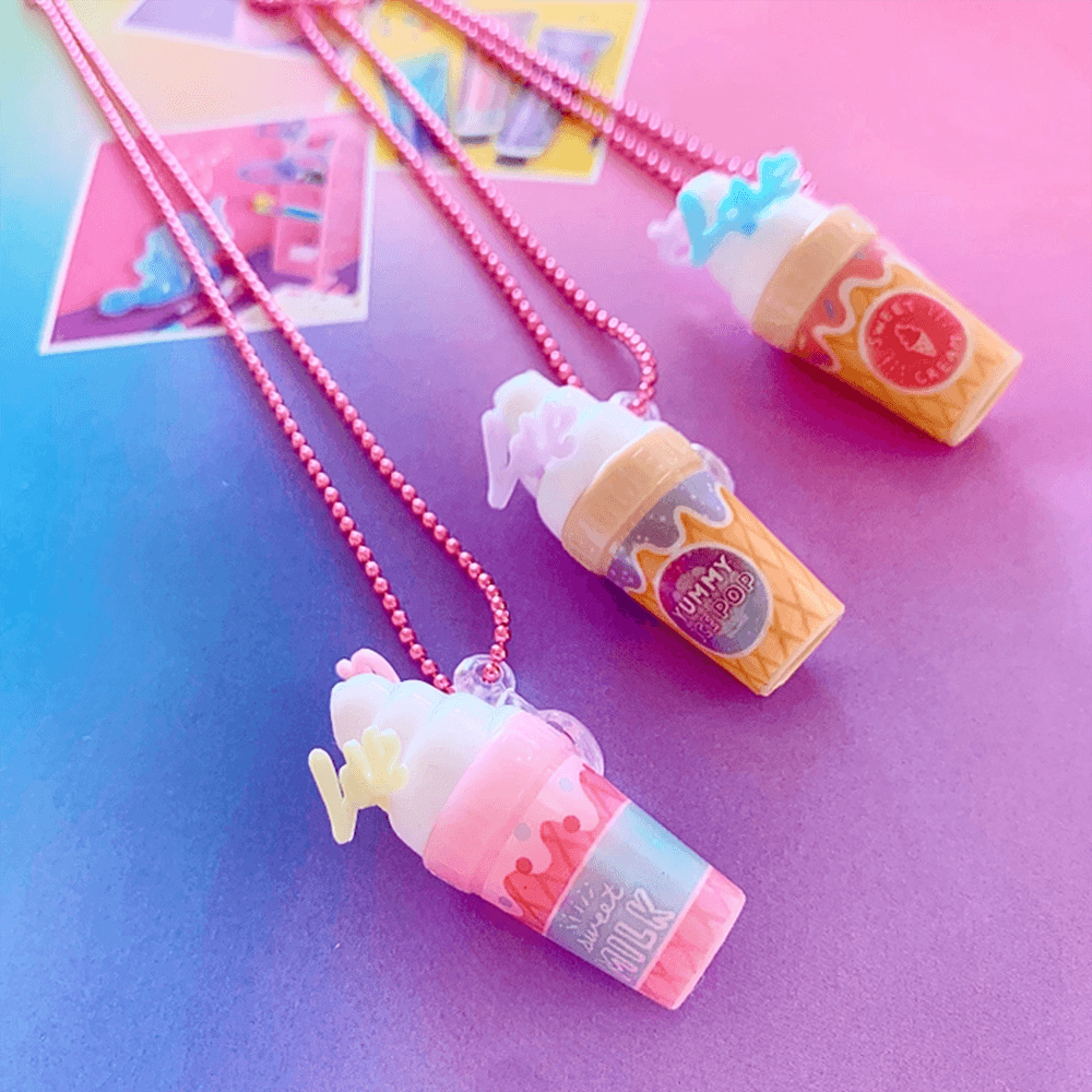 Kawaii Sundae Necklace - 2 Color Options, Shop Sweet Lulu