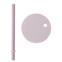 Kids Personal Drinking Glass Straw Lid - Lavender, Shop Sweet Lulu