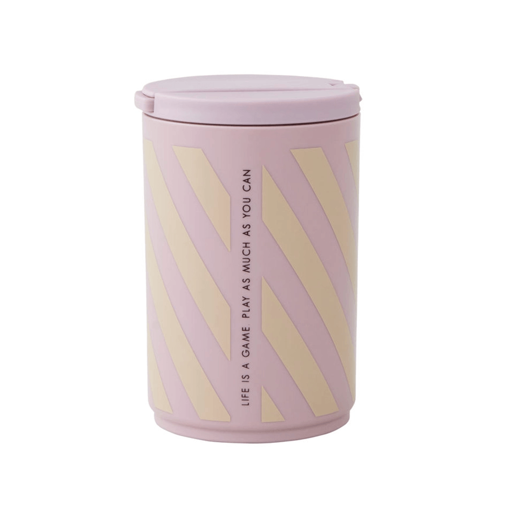 Kids Travel Cup - Lavender Stripes, Shop Sweet Lulu