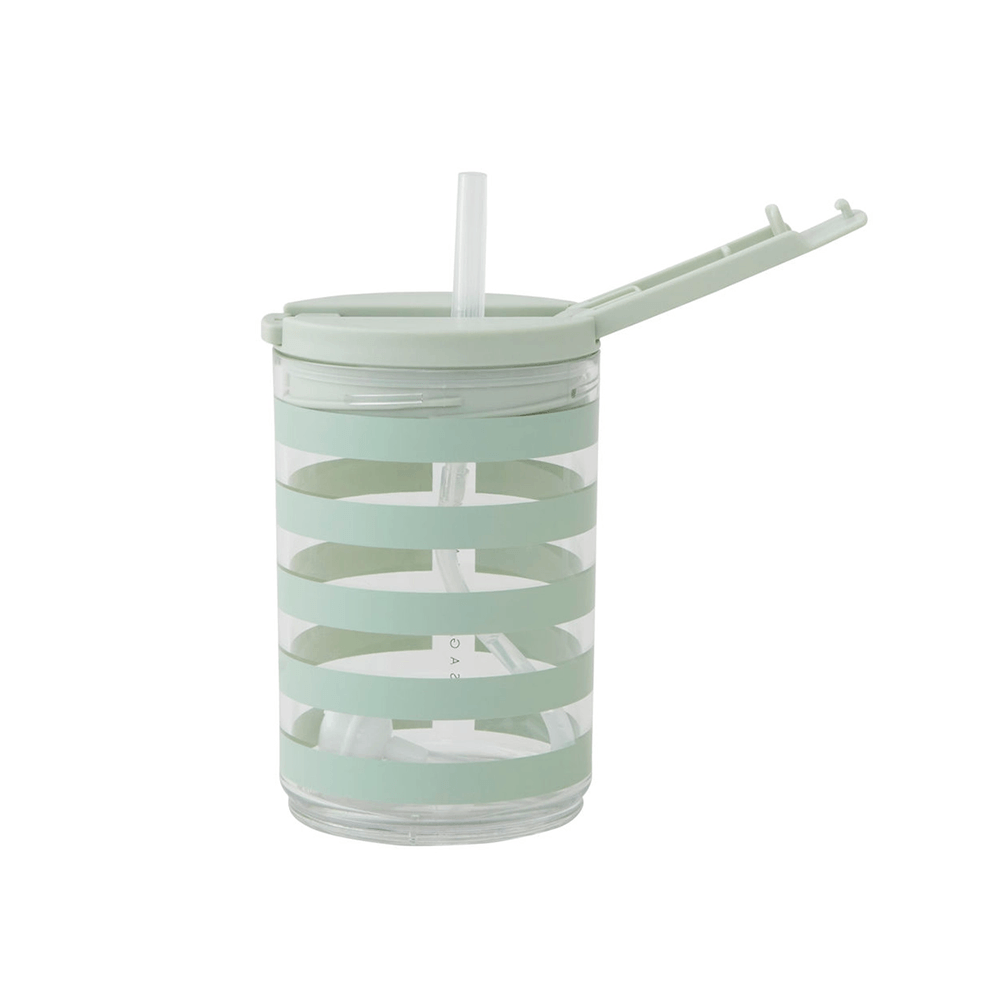 Kids Travel Cup - Mint Stripes, Shop Sweet Lulu