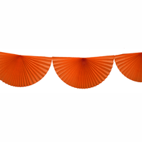Large Tissue Bunting Garland - Orange, Shop Sweet Lulu