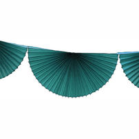 Large Tissue Bunting Garland - Teal, Shop Sweet Lulu