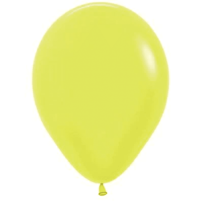 Latex Balloon, Neon Yellow