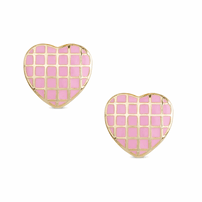Lattice Heart Stud Earrings, Shop Sweet Lulu