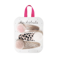 Lily Leopard Pom Pom Clips, Shop Sweet Lulu